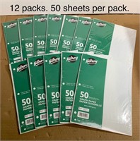 12 Packs of Graph Paper