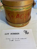 Vintage snack bucket