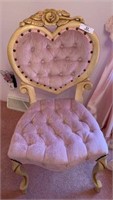 Rose Back Upholstered Chair