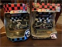 Two Dale Earnhardt Dated Collectible Ornaments