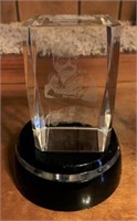 Lighted Base Dale Earnhardt Paperweight