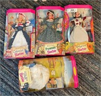 Three American Stories Edition Barbie Dolls
