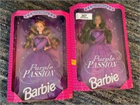 Two Purple Passion Barbie Dolls