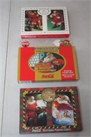 3 Sets of Coke Christmas Playing Cards
