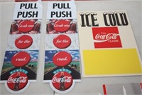 Assorted Coke Advertising & Stickers