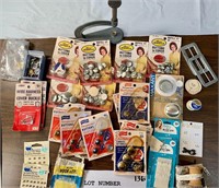 Vintage sewing items