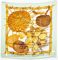 Hermes "Jardin Creole" Silk Scarf