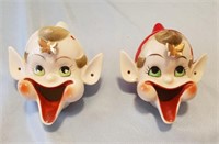 Ceramic Jester Ashtrays - Japan