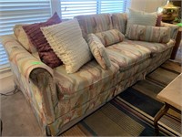 2PC UPHOLSTERED SOFA AND LOVE SEAT