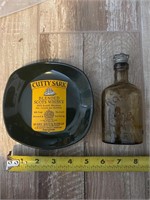 Cutty Sark Tray & Royal Bay Rhum Bottle