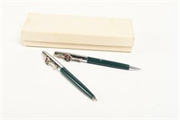 SET OF B/A (GREEN/RED) PENCIL & MECHANICAL PEN