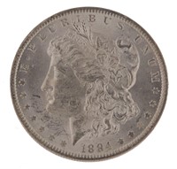1884 New Orleans BU Morgan SIlver Dollar