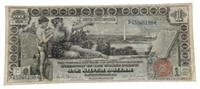 1896 Educational Series Large Silver Dollar Note