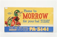 B/A (GREEN/RED) "PHONE TO MORROW" S/S PAPER ADV.