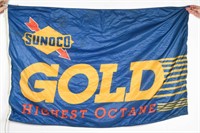 SUNOCO GOLD HIGHEST OCTANE NYLON FLAG