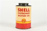 SHELL OUTBOARD MOTOR OIL SAE 40 U.S. QUART CAN