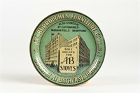 F.C. BURROUGHES FURNITURE CO. TORONTO TIN PIN TRAY