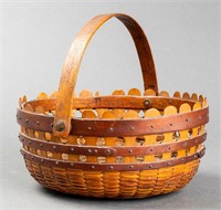Rare Nantucket "Double Lollipop" Basket