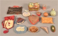 Lot of Antique/Vintage Pin Cushions and Sewing Ite