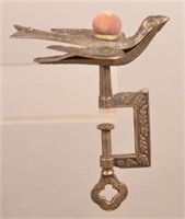 Victorian Brass Sewing Bird.