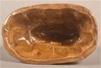 PA 19th Century Glazed Earthenware Rabbit Mold.