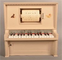 J. Chein Piano Lodeon Toy Player Piano.