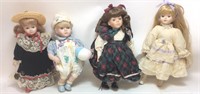 4 PORCELAIN DOLL COLLECTION