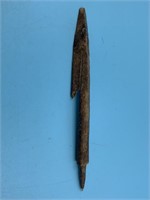 Ancient fossilized ivory harpoon tip 5 3/8"