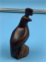 Small ironwood carving of a ptarmigan about 3.75"