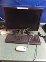 Dell Monitor w/ Keyboard & Mouse
