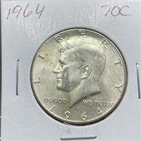 1964 JFK SILVER HALF DOLLAR