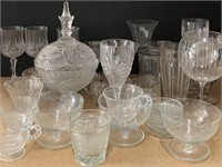 Crystal and Vintage Glassware