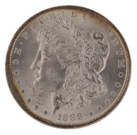 1888 Philadelphia Choice BU Morgan Silver Dollar