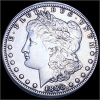 1888-S Morgan Silver Dollar ABOUT UNCIRCULATED