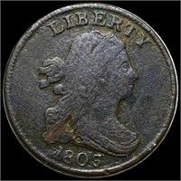 1803 Draped Bust Half Cent NICELY CIRCULATED