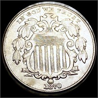 1870 Shield Nickel UNCIRCULATED