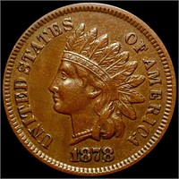 1878 Indian Head Penny CLOSELY UNCIRCULATED