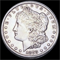 1878-CC Morgan Silver Dollar ABOUT UNCIRCULATED