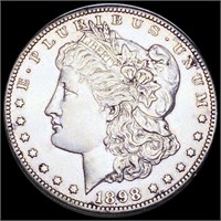 1898-S Morgan Silver Dollar CLOSELY UNC