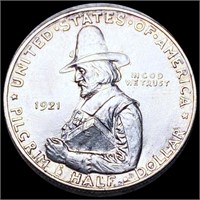 1921 Pilgrim Half Dollar UNCIRCULATED