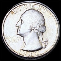 1932 Washington Silver Quarter CLOSELY UNC