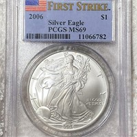 2006 Silver Eagle PCGS - MS69