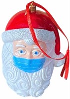 Masked Santa 2020 Ornaments