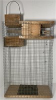 Wood and Metal Sparrow Trap