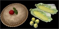 Pie Plate and Corn Trays
