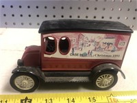 Scale models 1991 case Christmas truck bank