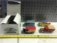 Box of 4 trucks