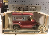 Case, Ford 1913 model T delivery truck bank