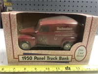 1950 panel truck bank, Budweiser