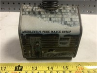 Pure maple syrup tin